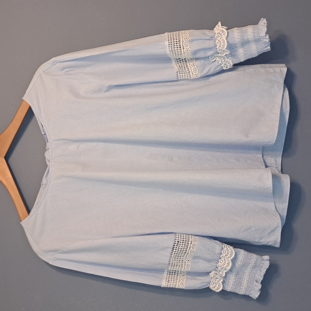 Zara Chambray Blouse